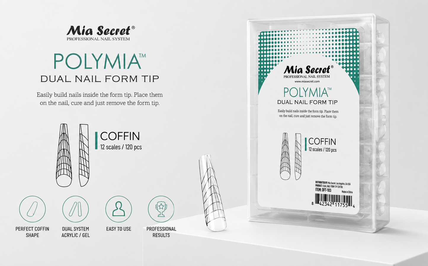 PolyMia Dual Nail Coffin