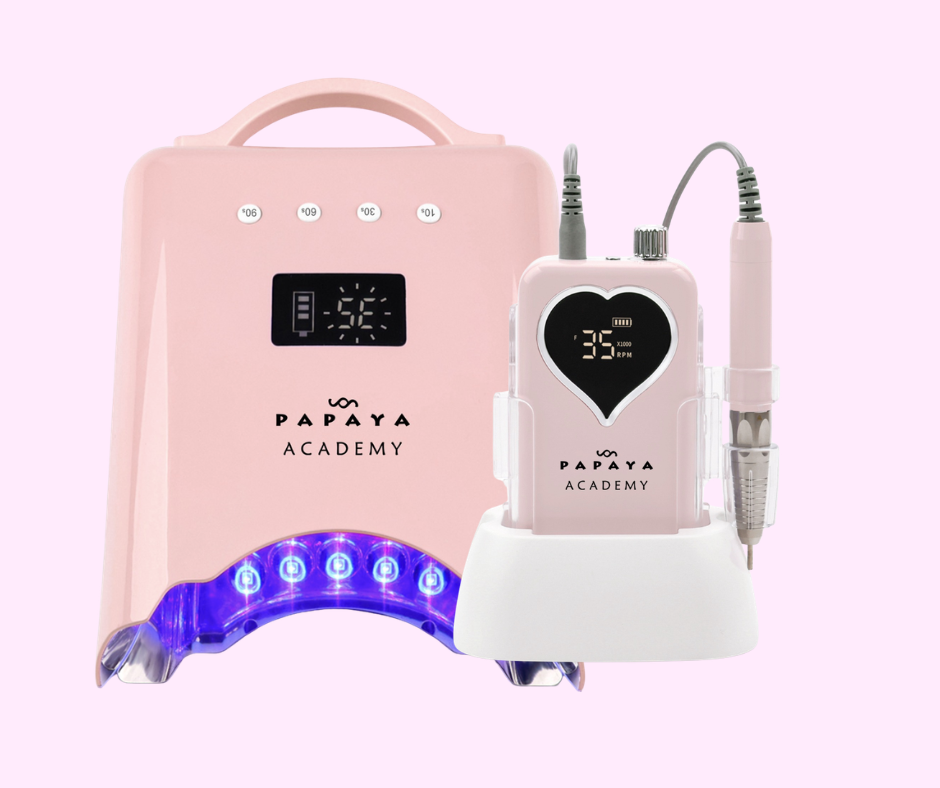 Professional Nail Drill + Led Lamp Bundle