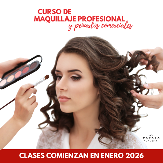 Matricula Curso de Maquillaje Profesional y Peinados