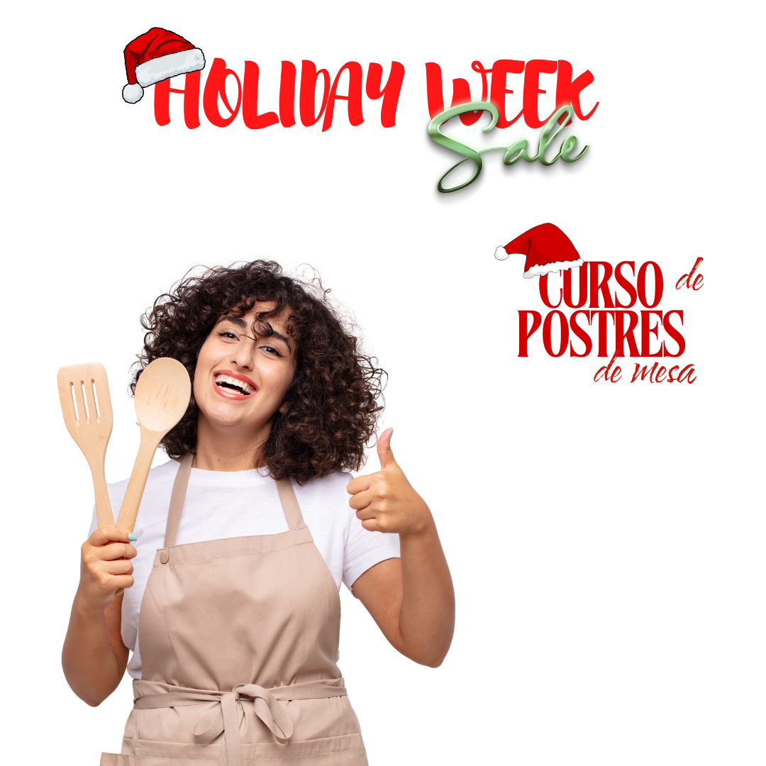 Holiday Week Sales Curso de Postres de Mesa