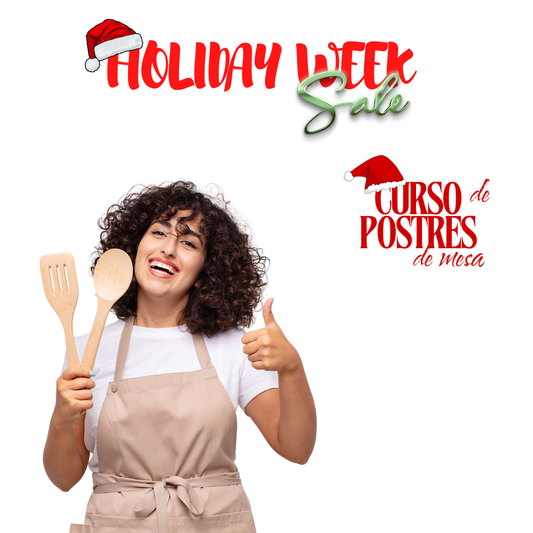 Holiday Week Sales Curso de Postres de Mesa