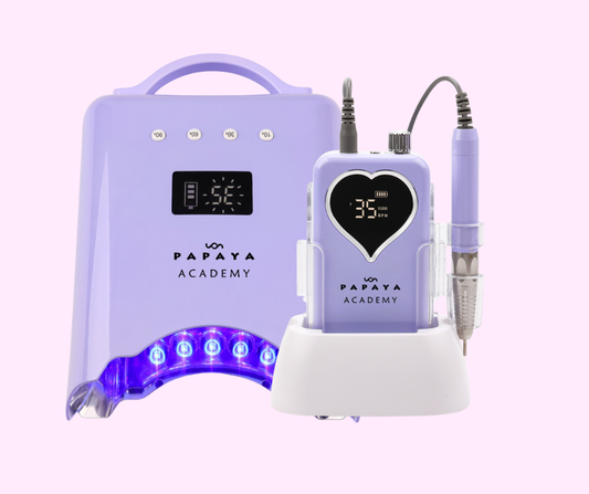 Professional Nail Drill + Led Lamp Bundle